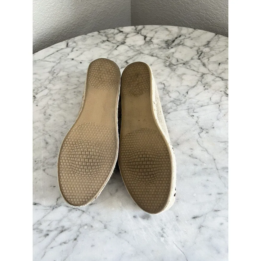 Stuart Weitzman Womens Espadrille Slip On Shoes Size 8 M Animal Print Jute - Image 7