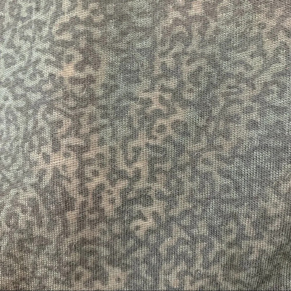 Nike Black Cheetah Sheer Long Sleeve Top - Image 4