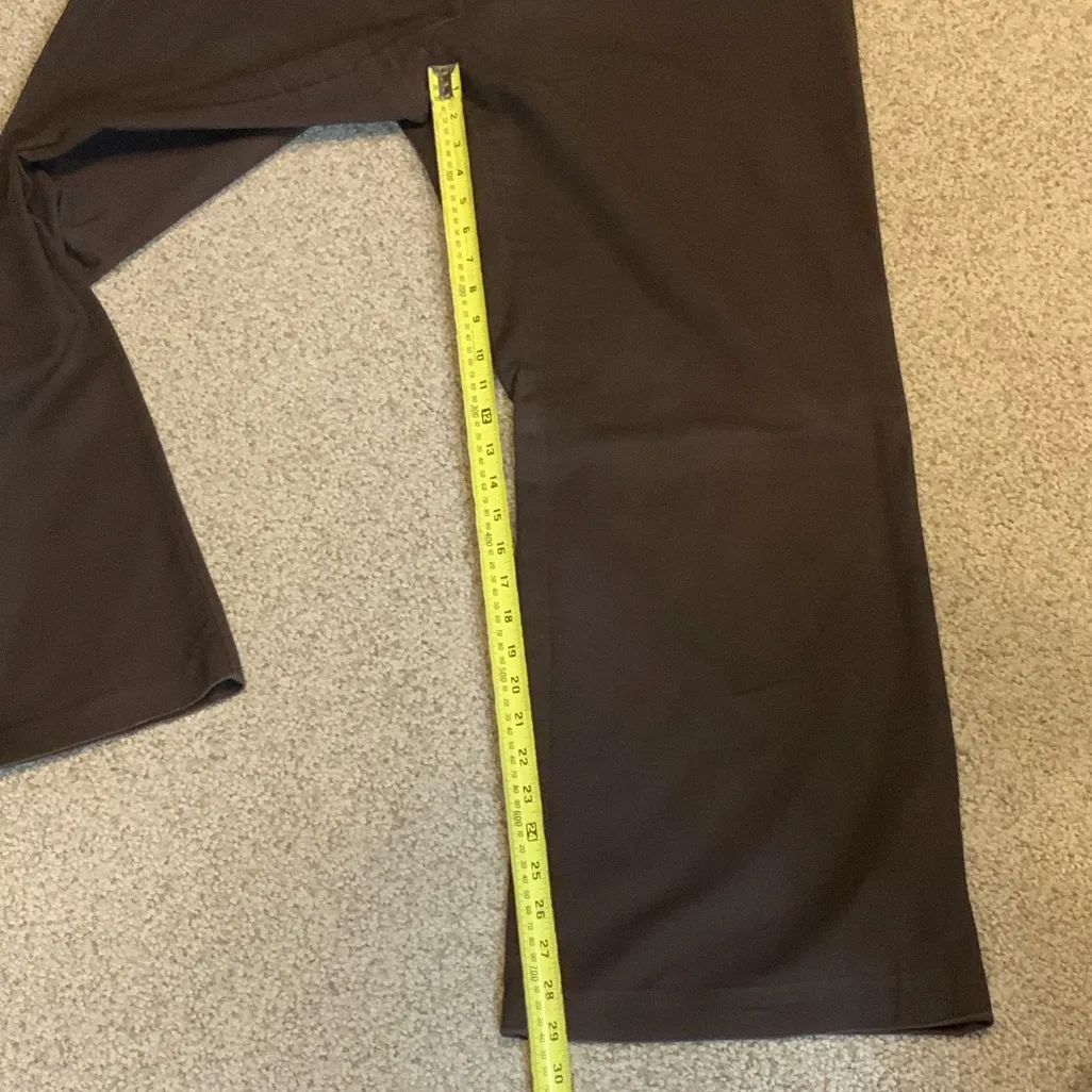 Worthington Dark Brown Flat Front Pants ~ Size 16 - Image 7