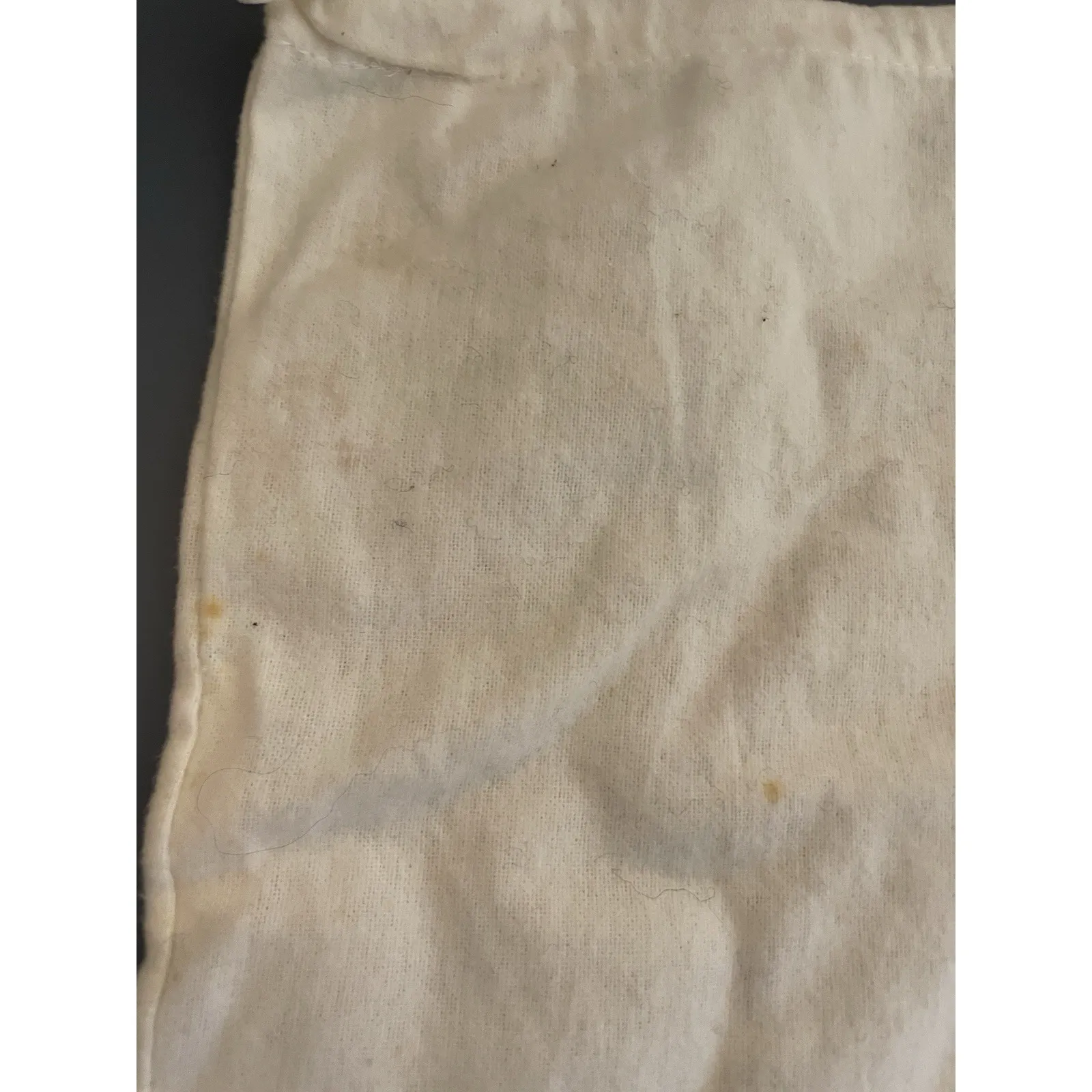 Prada  Dust Bag Storage Shoe Handbag Ivory Felt Drawstring 13.5" x 9" Travel - Image 4