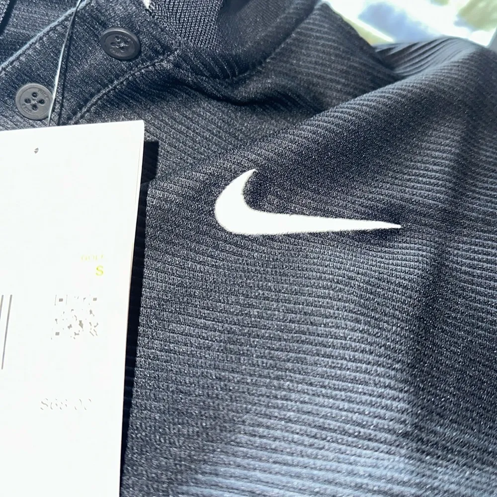 NWT Nike Victory Women's Dri-FIT Short-Sleeve Golf Polo T Shirt Black Small - Image 7