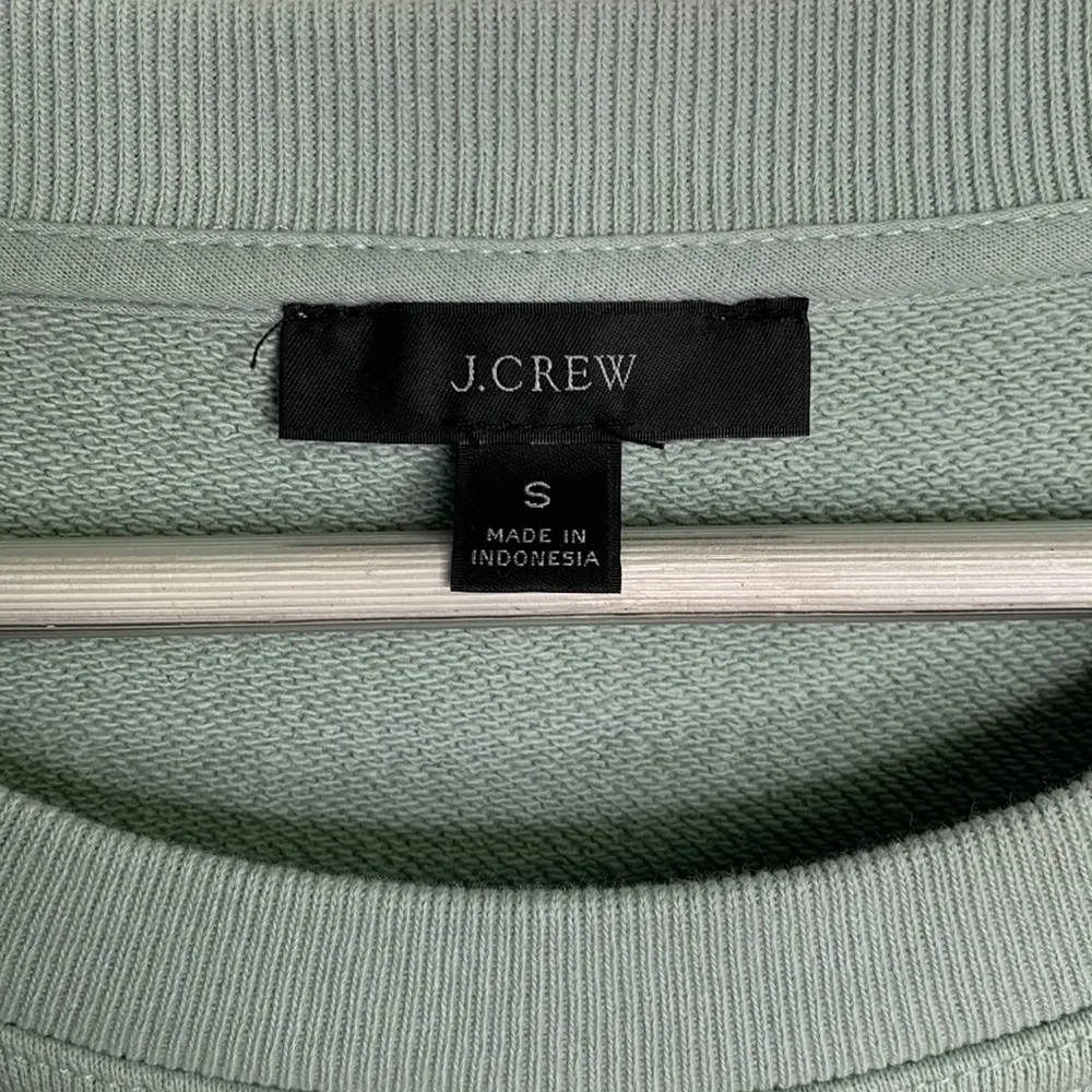 J. Crew Original cotton terry puff-sleeve sweatshirt dress W-236 Sz S - Image 3