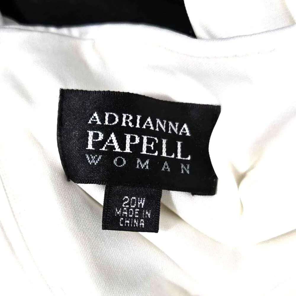 NWT Adrianna Papell Tafetta Fit & Flare Dress Size 20W - Image 5