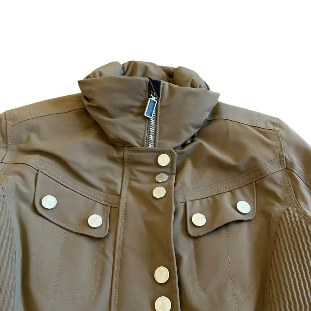 Obermeyer  Tan Ski Jacket Waist Length Snowboarding Winter Snow Size 6 Women's - Image 2