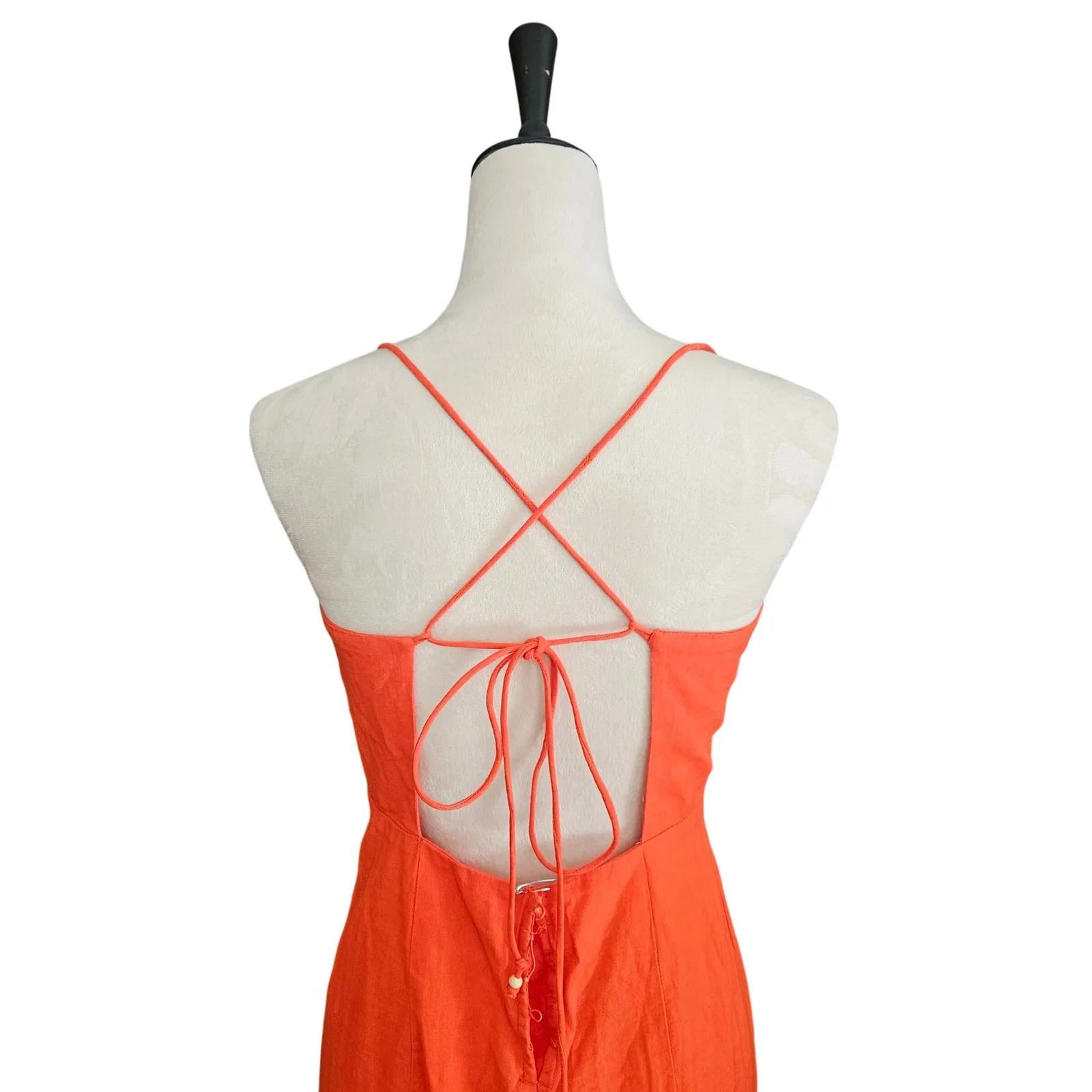 Free people Francesca Midi in Tangerine Tango‎ Size M Flawed - Image 13