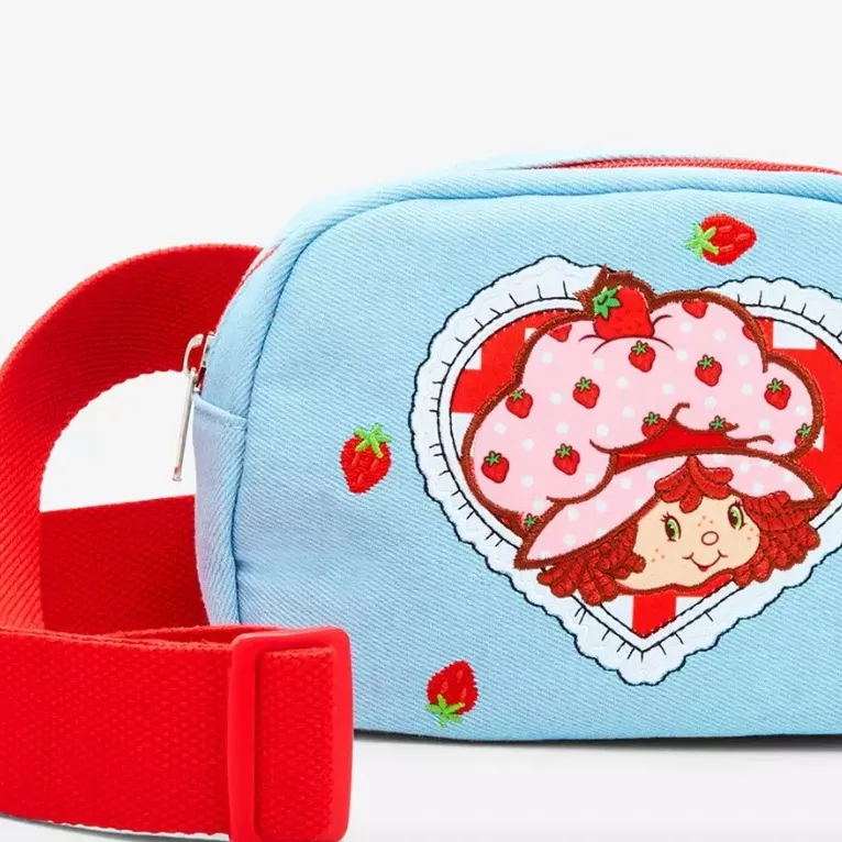 Strawberry Embroidered Mini Bag - Image 3