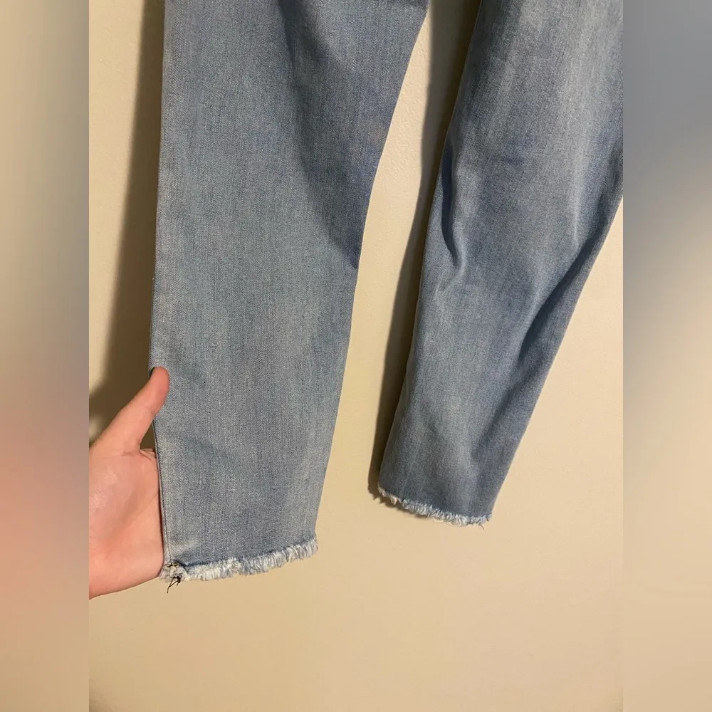 EUC RSQ Lightwash High Rise Ankle Skinny Blue Jeans size 9 - Image 4