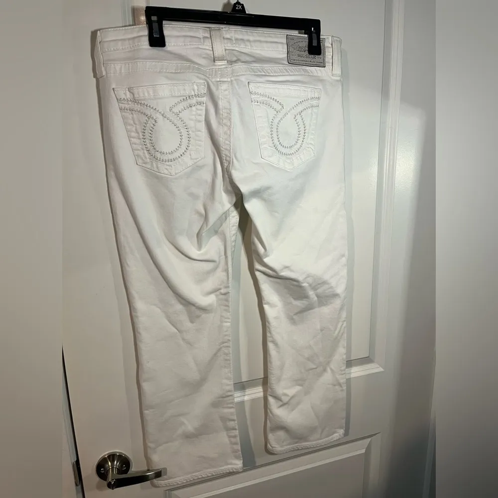 BIG STAR Rikki (The Legendary Blue Jeans) White Capri Jeans Size 31 - Image 10