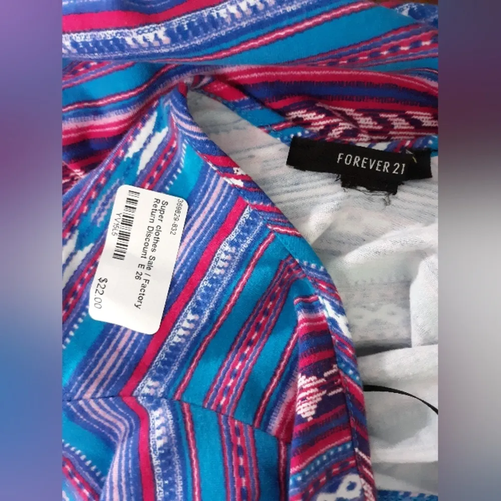 Forever 21 multicolored short sleeve bodycon dress - Image 2