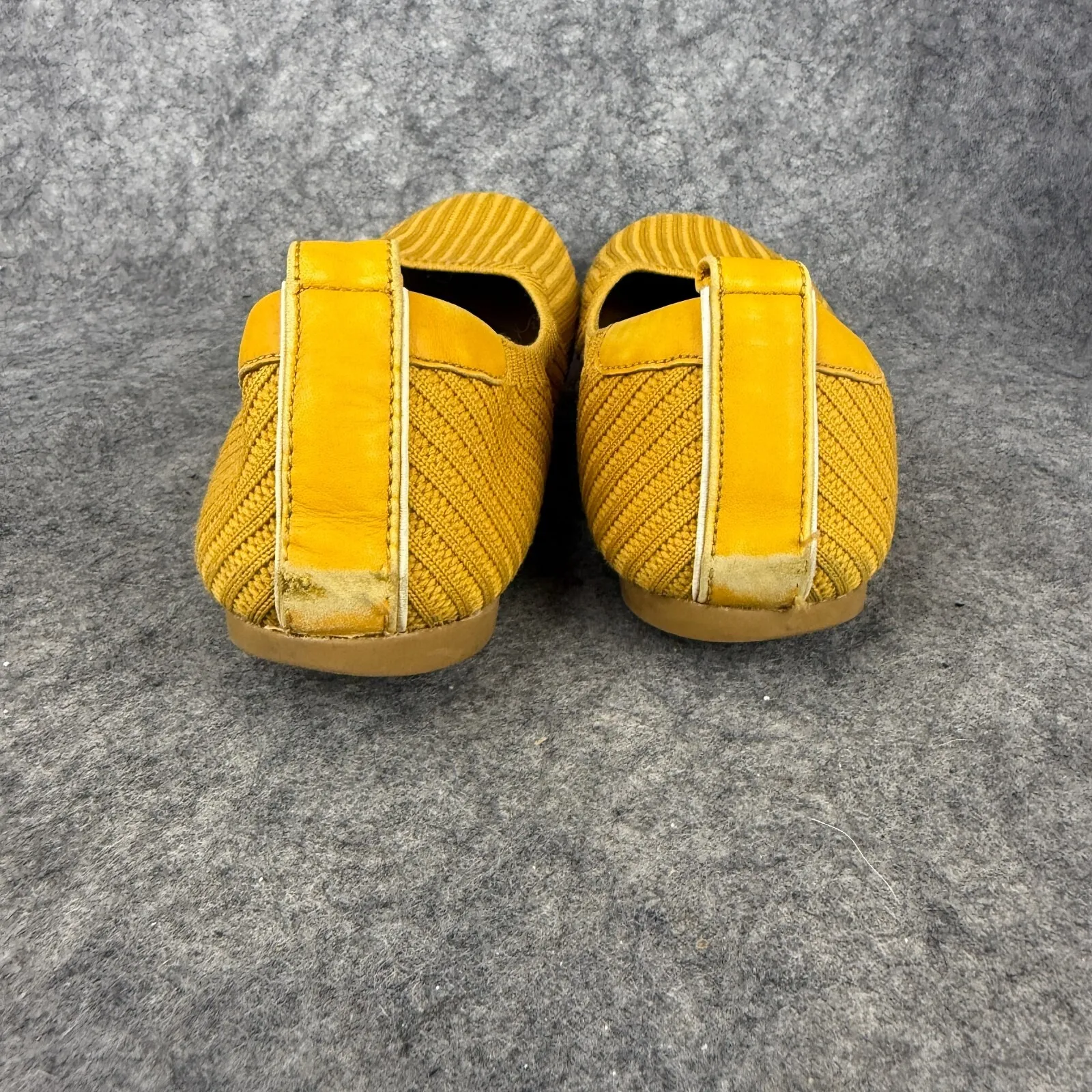 EVERLANE THE DAY GLOVE REKNIT‎ MUSTARD BALLET FLATS SHOES WOMEN'S 7 - Image 6
