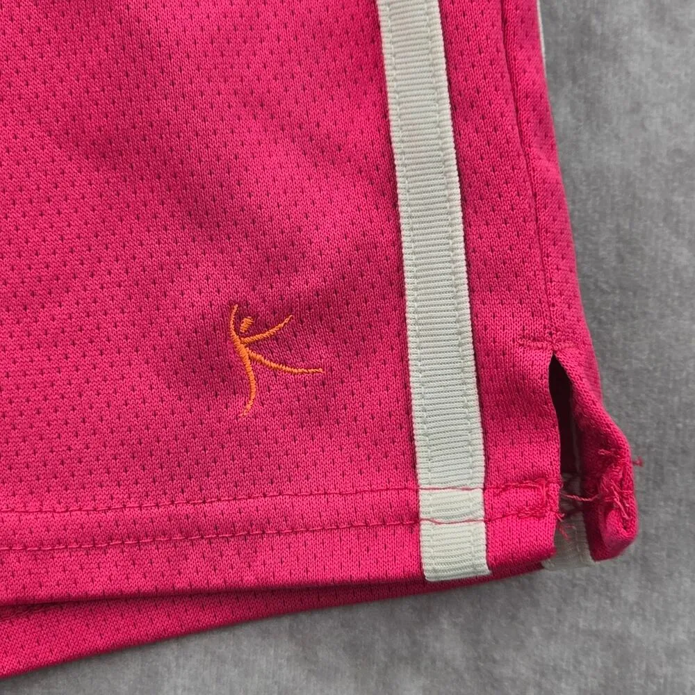 Danskin Now Pink White Athletic Running Activewear Shorts Pants Bottoms‎ XL - Image 5