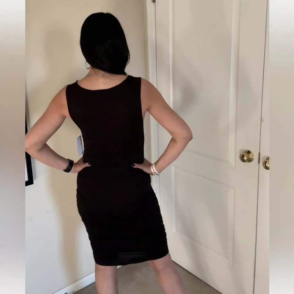 Ambiance Apparel Black bodycon midi dress size S - Image 9