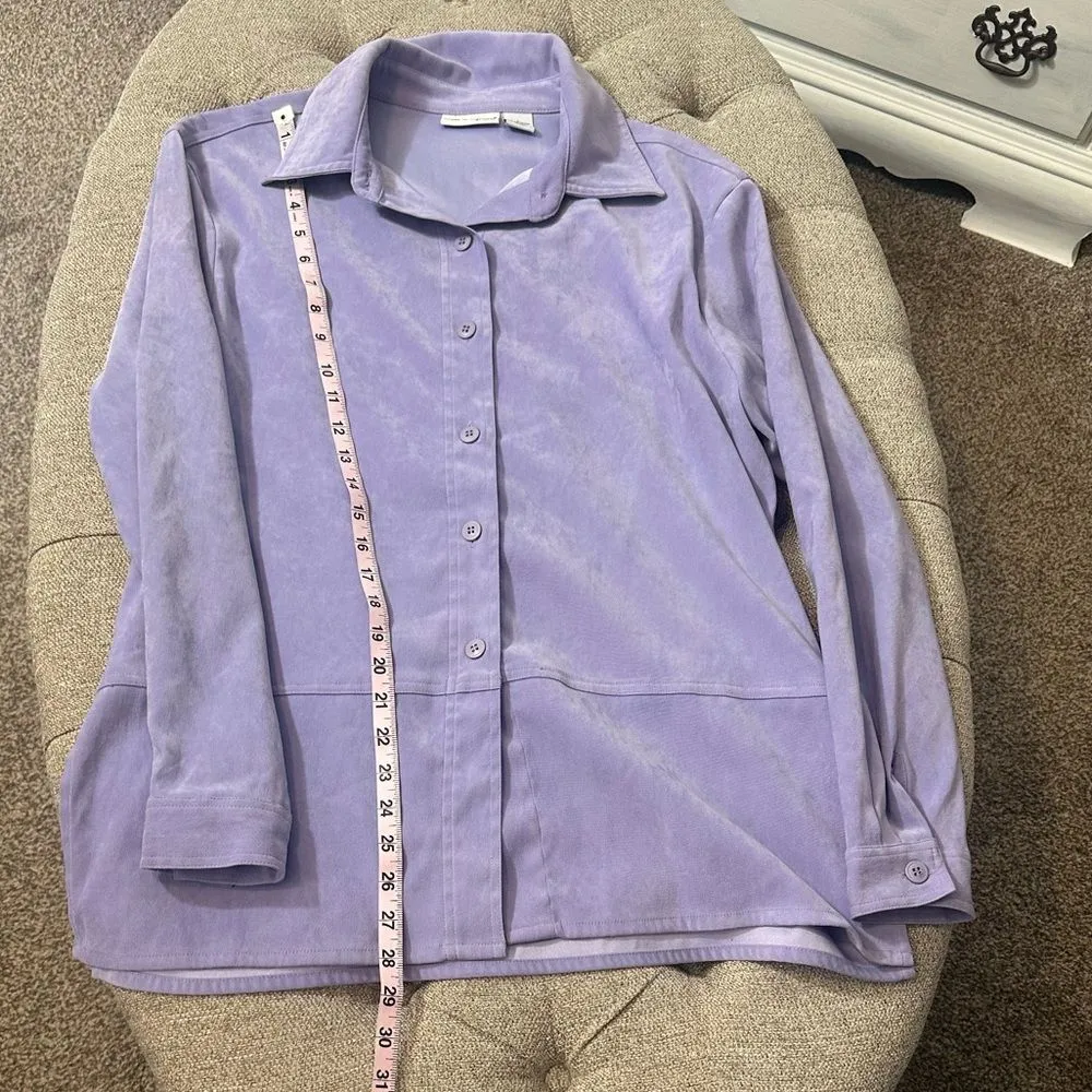 Faux Suede Shirt/Shacket‎ - Image 14