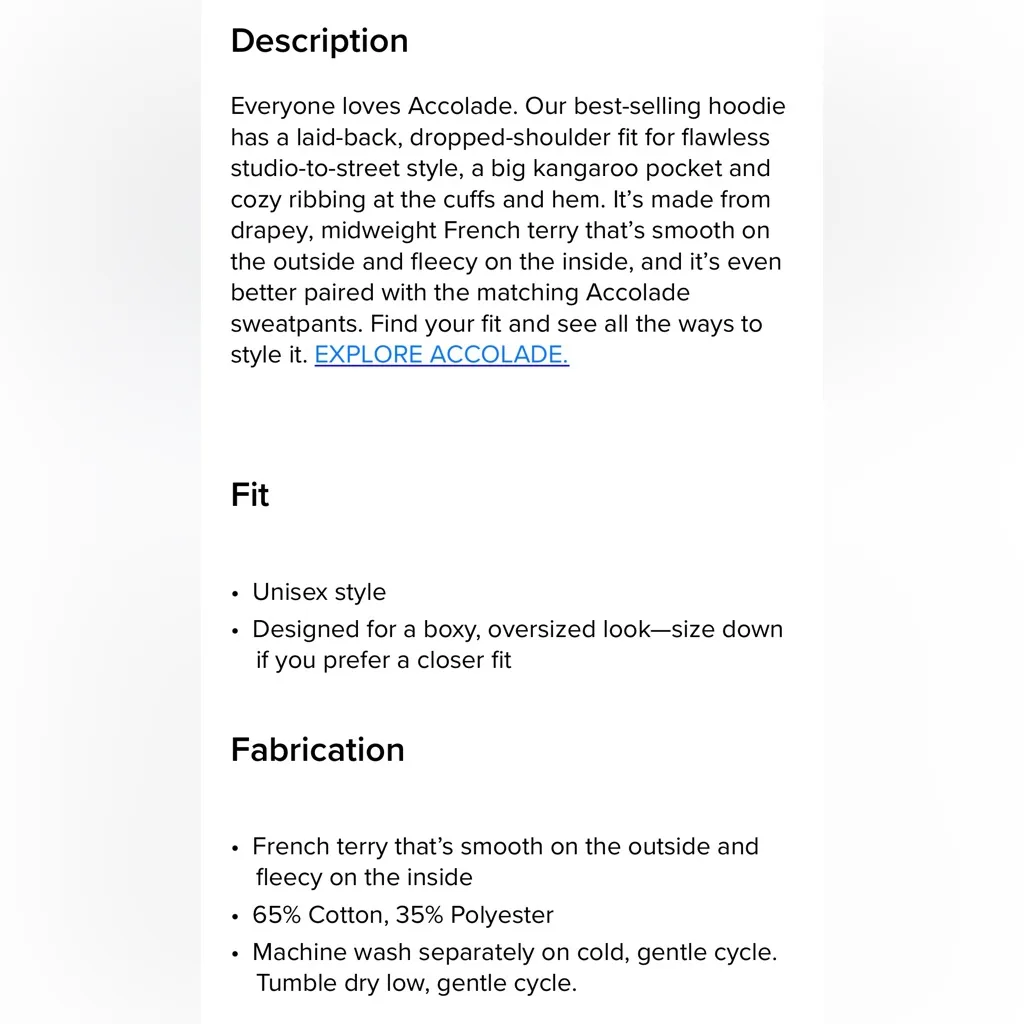 ALO Yoga NWT Accolade Hoodie Expresso Color Size XS - Image 5