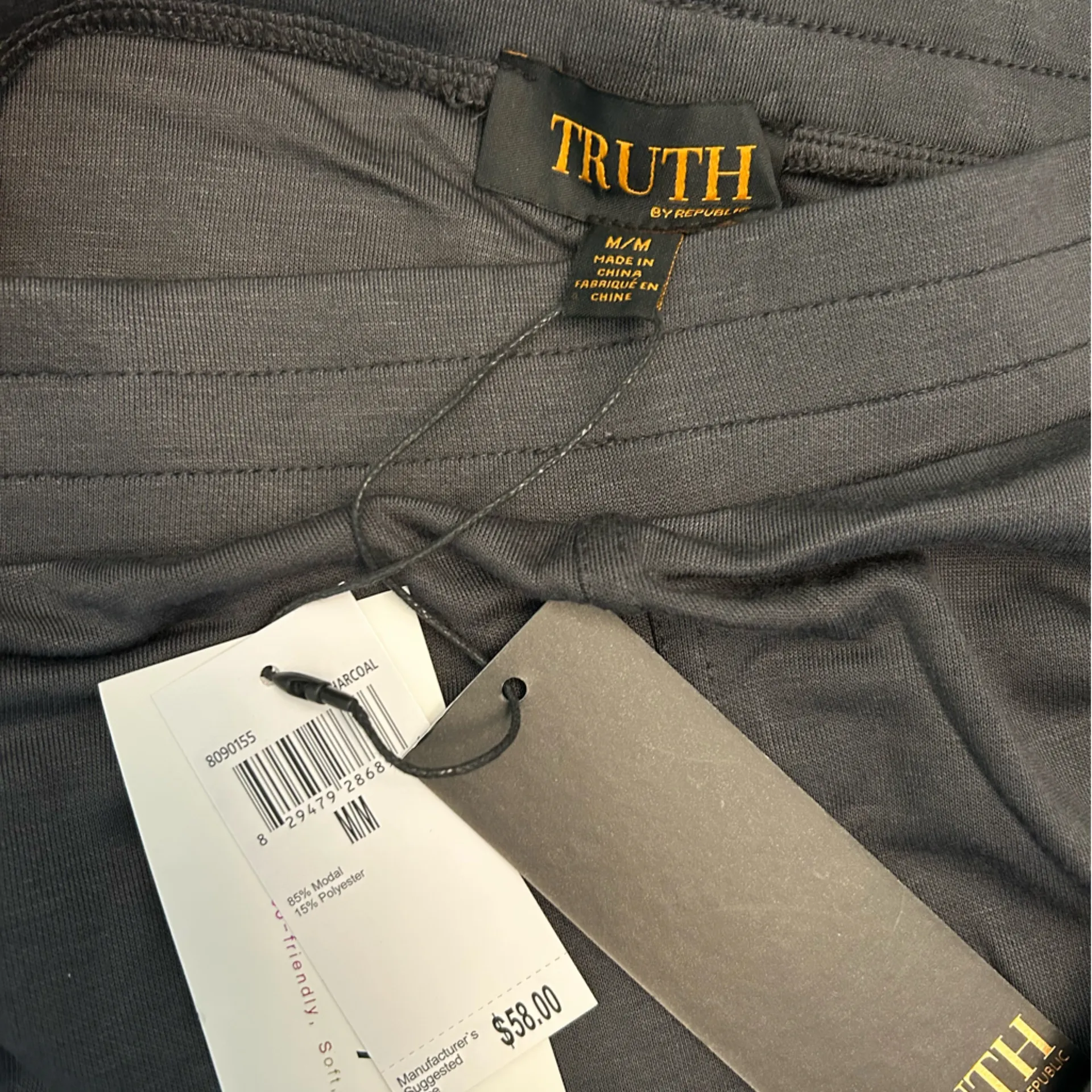 Modal charcoal grey Midi Skirt Gray Size M - Image 6