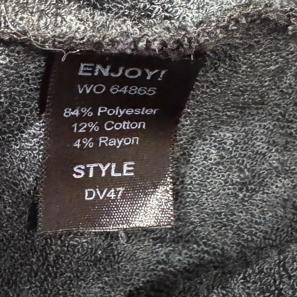 Anthropologie Michael Stars Two Tone Terrycloth Open Front Cardigan Womens Small - Image 3