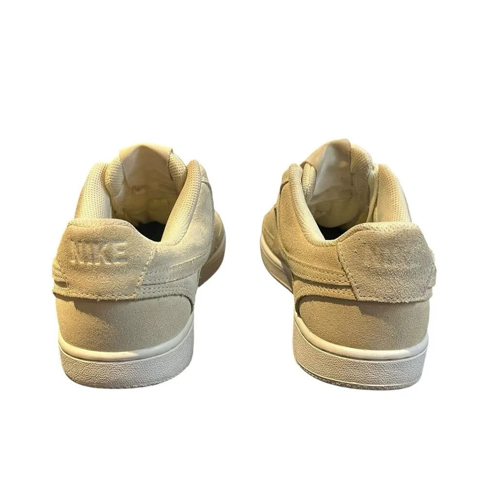 Nike Court Vision Low Beige Suede Sneakers Women's Shoes Size 10 DH0253-100 - Image 4