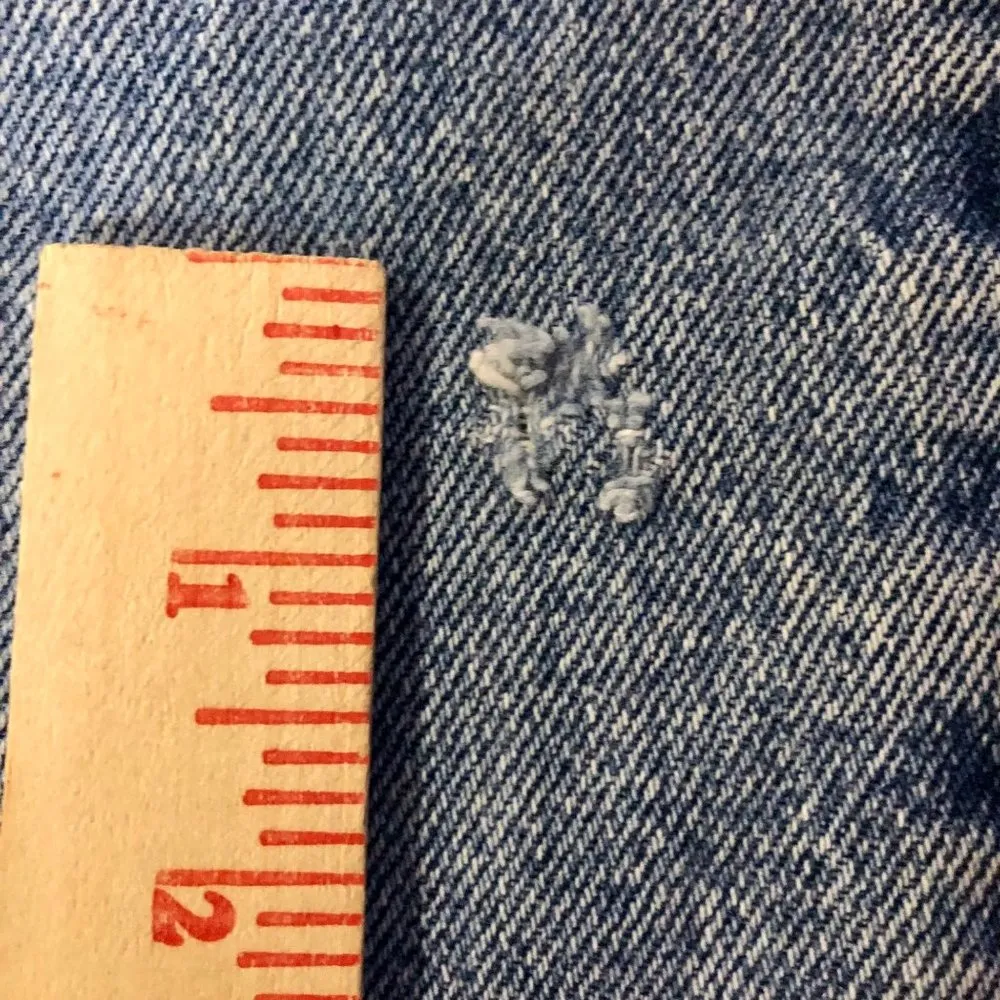 Vintage Levis 951 Jeans Womens 16 Short Used Relaxed Tapered Orange Tab - Image 8