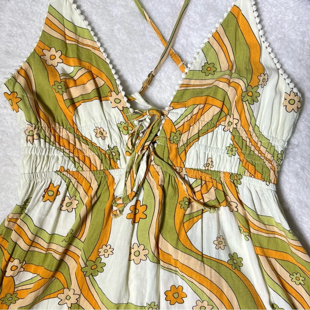 Wild Fable Retro Floral Halter Mini Dress - Image 4