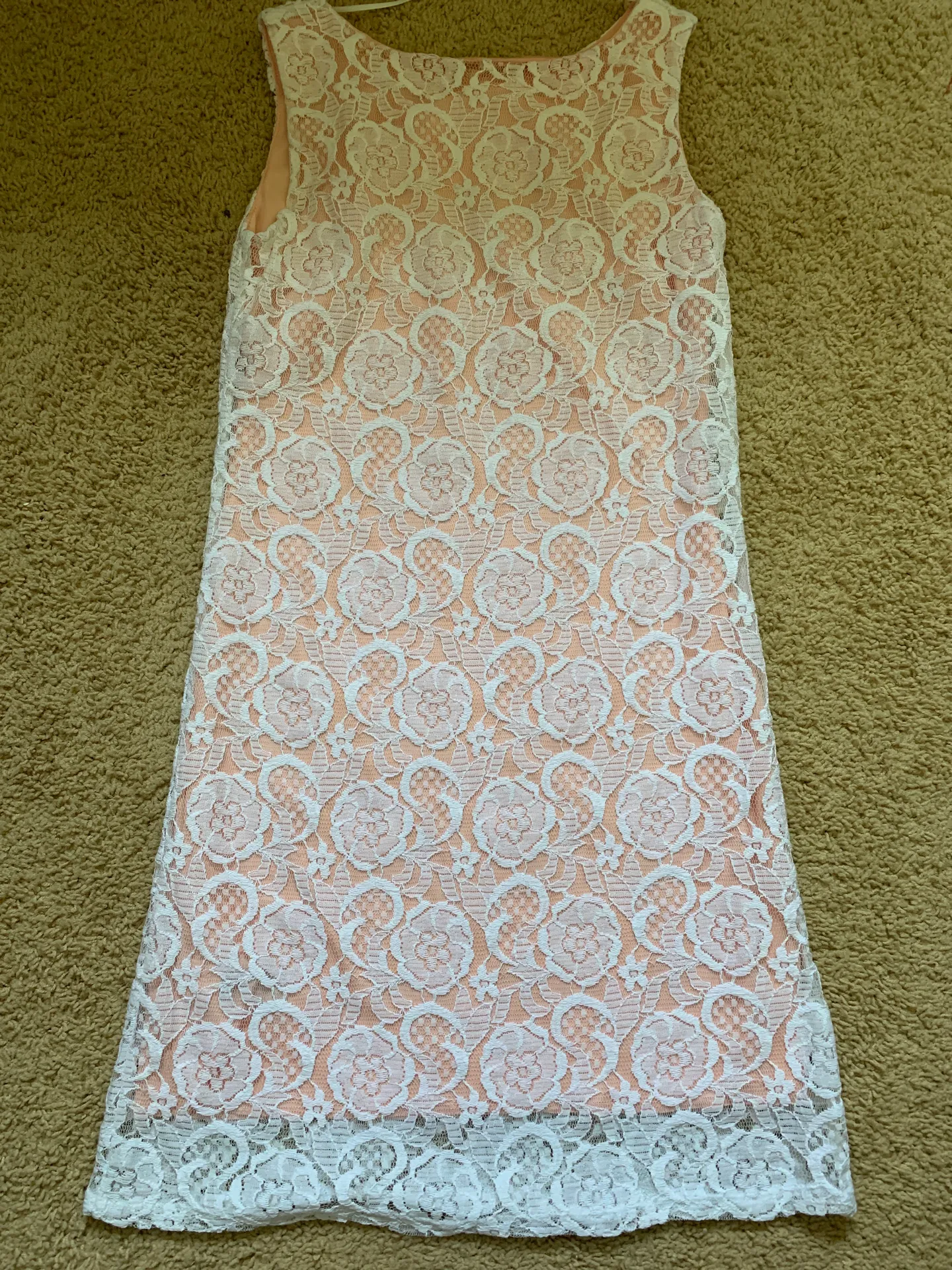 Madison  White Lace Dress - Image 2