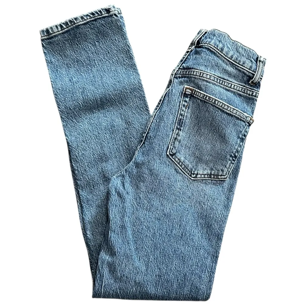 Reformation Denim Women’s 24 Palermo Destroyed High Waisted Straight Leg Jeans - Image 4