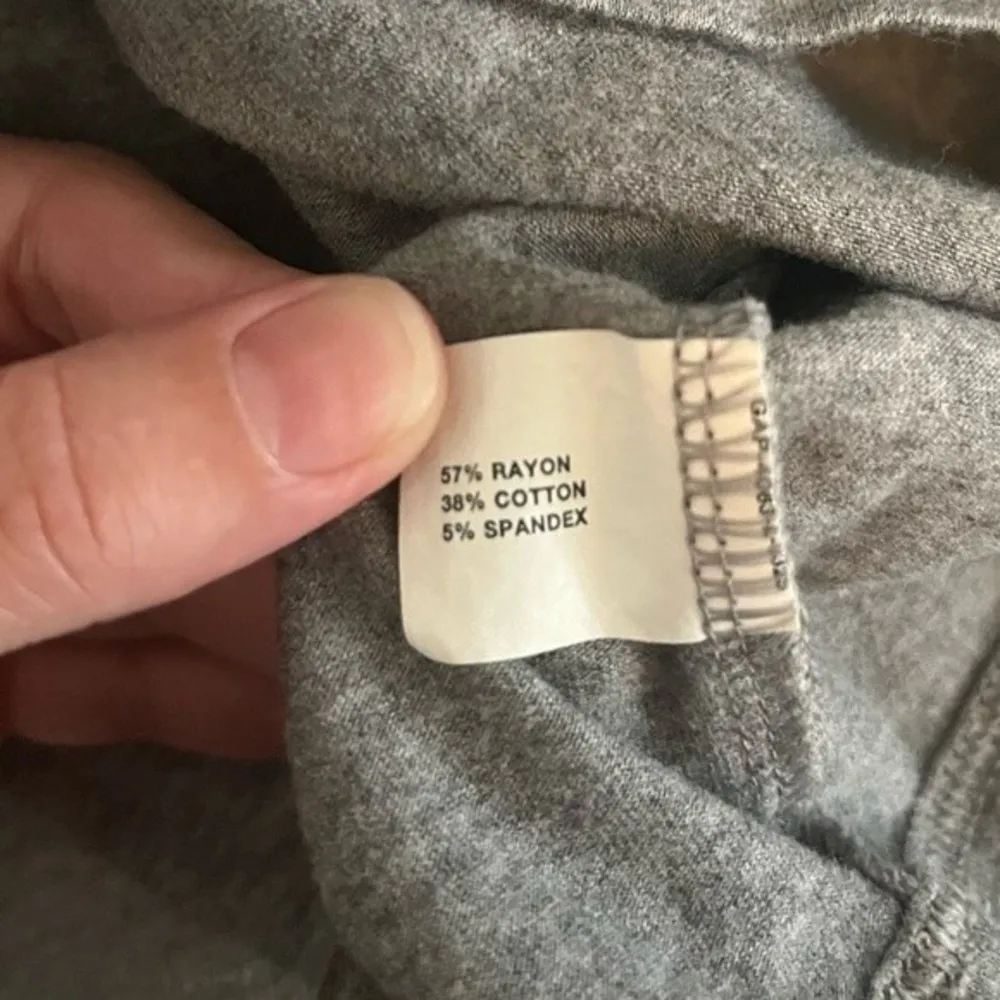 Maternity Gray Long Sleeve Nursing Top Size XS - Image 5