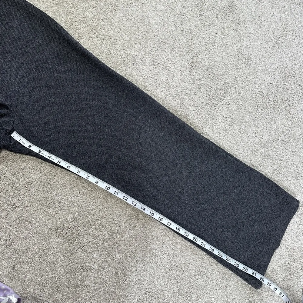 St. John Collection Santana Knit Pull On Pants Wide Leg High Rise in Black 12 - Image 13