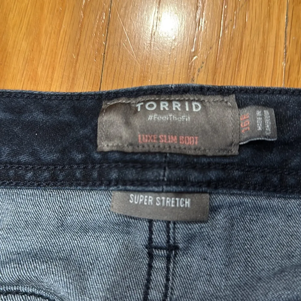 Torrid women’s super stretch luxe slim boot size 16R. - Image 2