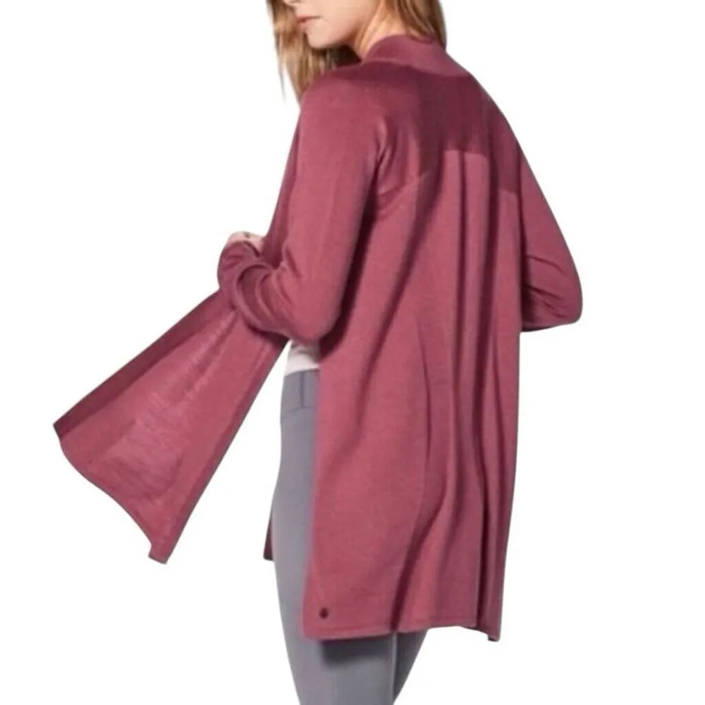 Lululemon 6 Blissful Zen Merino Wool Sweater in So Merlot - Image 12