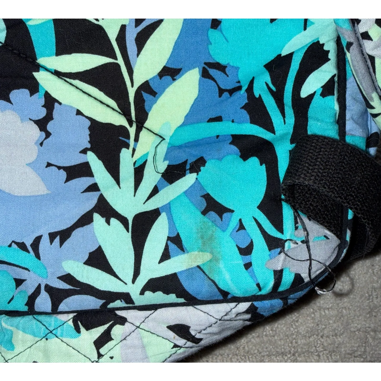 Vera Bradley Floral Camo Laptop Computer Backpack flawed - Image 6