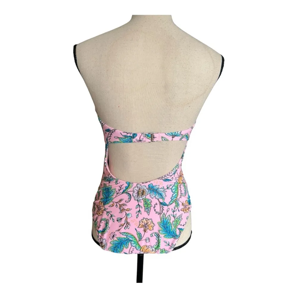 New ANTHROPOLOGIE KIKIRIO Lava Lamp Back Halter Neck One-Piece Swimsuit Size M - Image 4