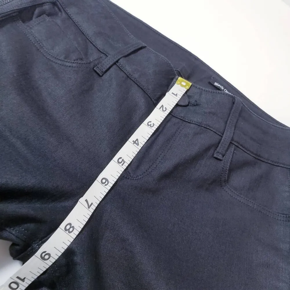 Black Orchid Los Angeles Women size 29 Equinox Skinny Pants Midrise Ankle Zip - Image 5