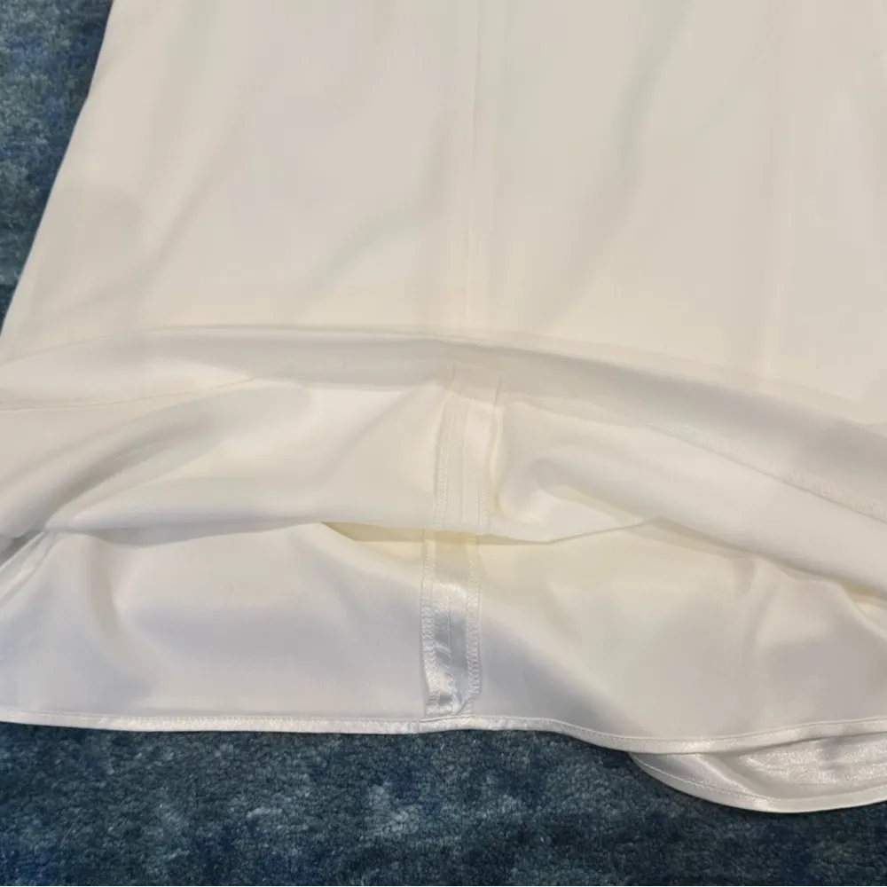 Alex Marie Ivory Mock Neck Shift Dress Bridal Shower Bachelorette Winter White 2 - Image 6