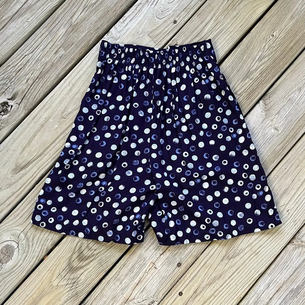 Rear Ends Women's Vintage 80's Era Blue High Waisted Shorts Size 5 (24" Waist) - Image 2