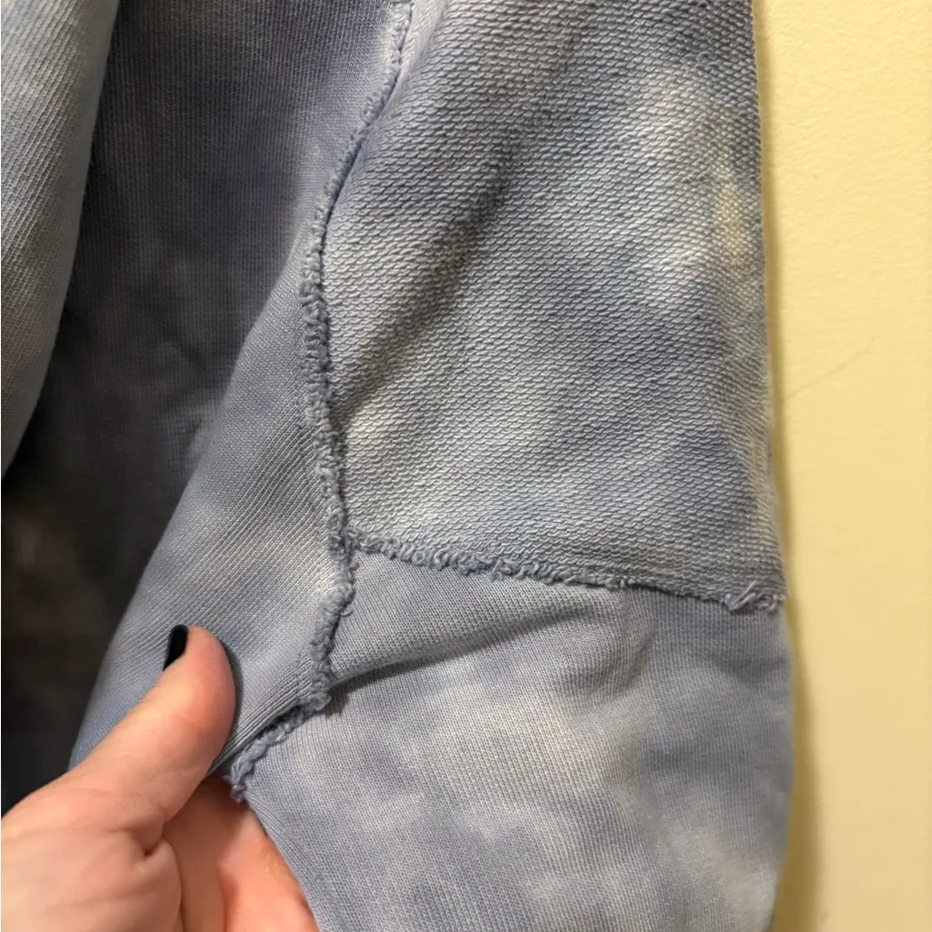 LoveShackFancy Anarosa Hoodie- Washed Denim Size Small - Image 14