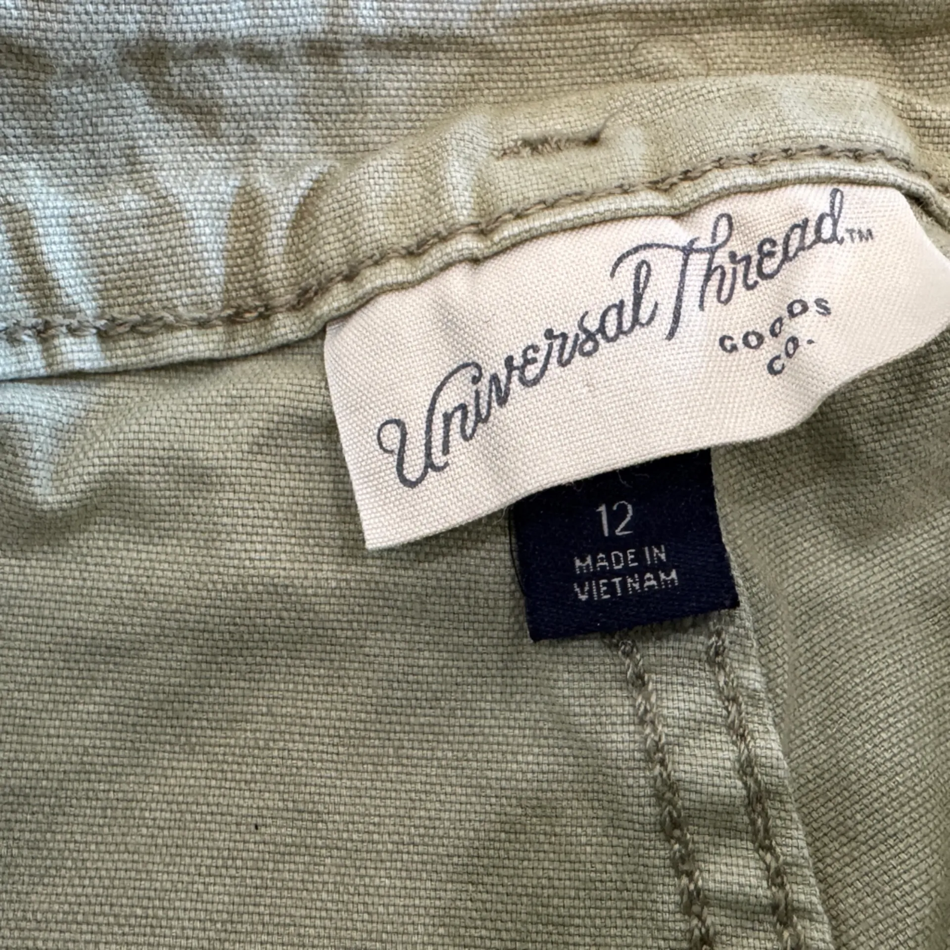 Universal thread Green High-Rise Tapered Cropped pant size 12 - Image 2