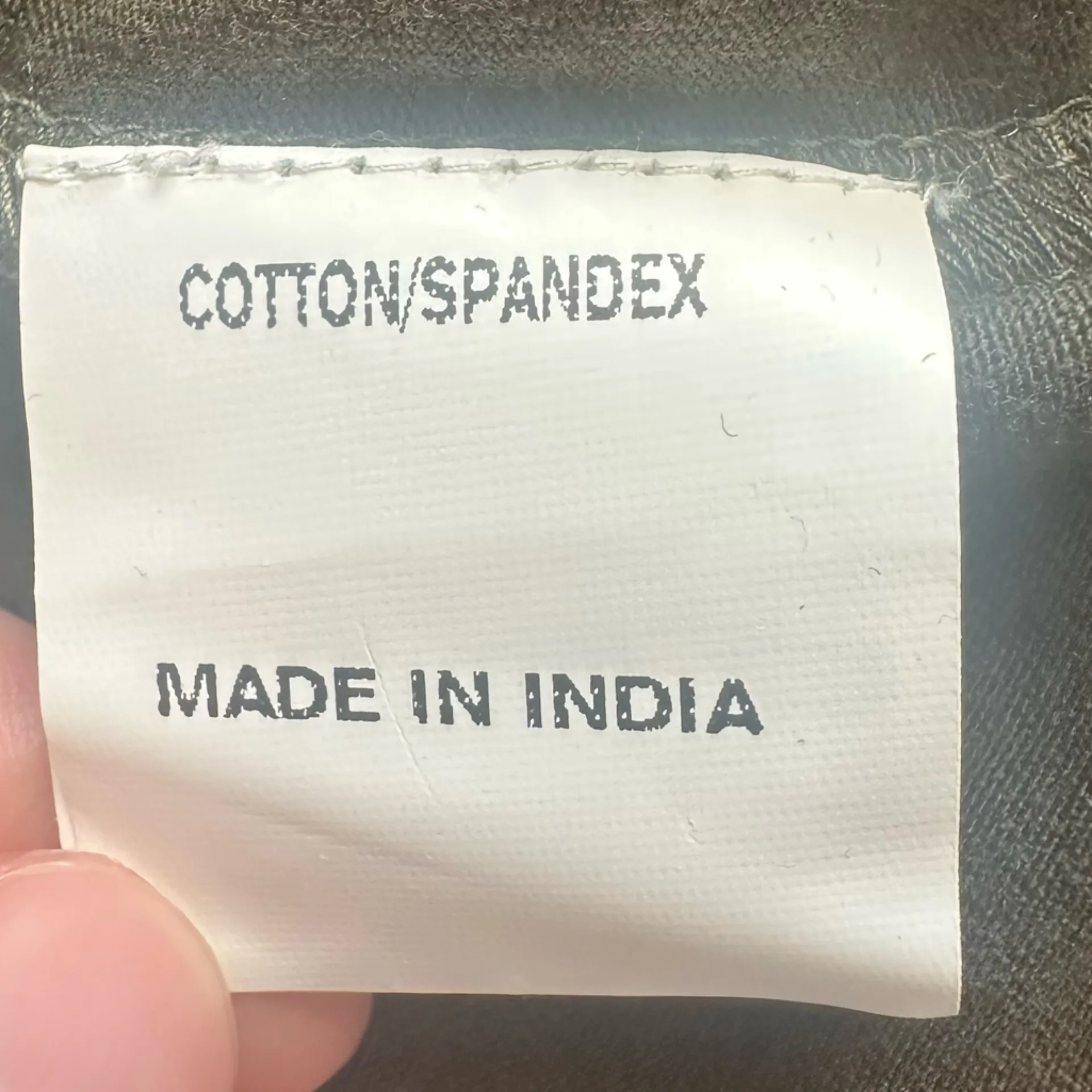 eShakti Olive Green Floral Embroidered‎ Long Sleeve Cotton Blend Boho Blouse - Image 3