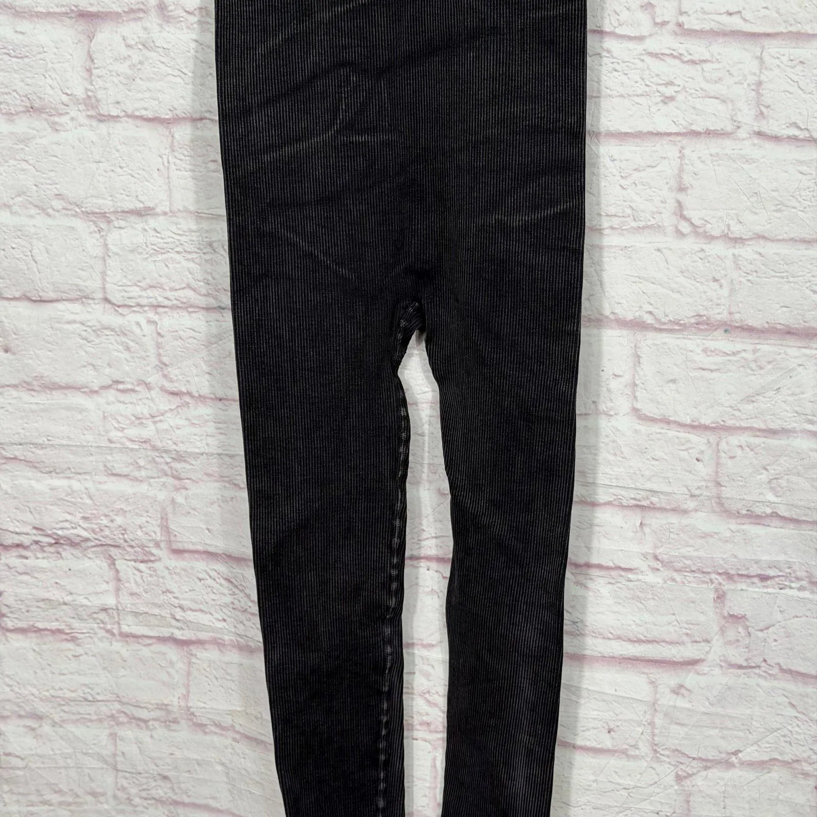 FP Movement M/L Black Ribbed Jumpsuit - Image 3