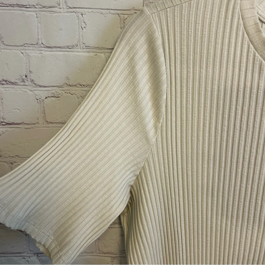 Eileen Fisher System Ribbed Knit Tunic top capsule old money light academia XL - Image 9