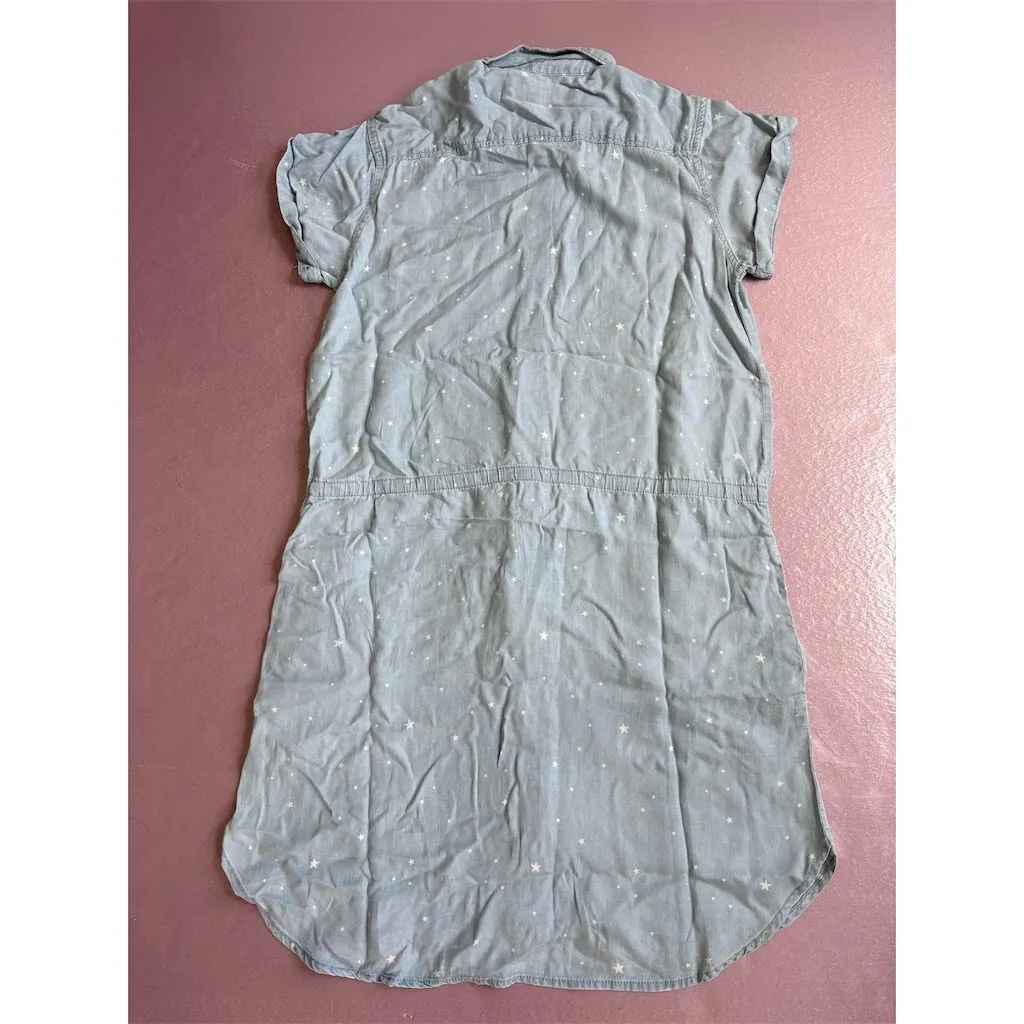 Thread & Supply Women's Chambray Star Shirt Dress Blue Size S New‎ with tags - Image 2