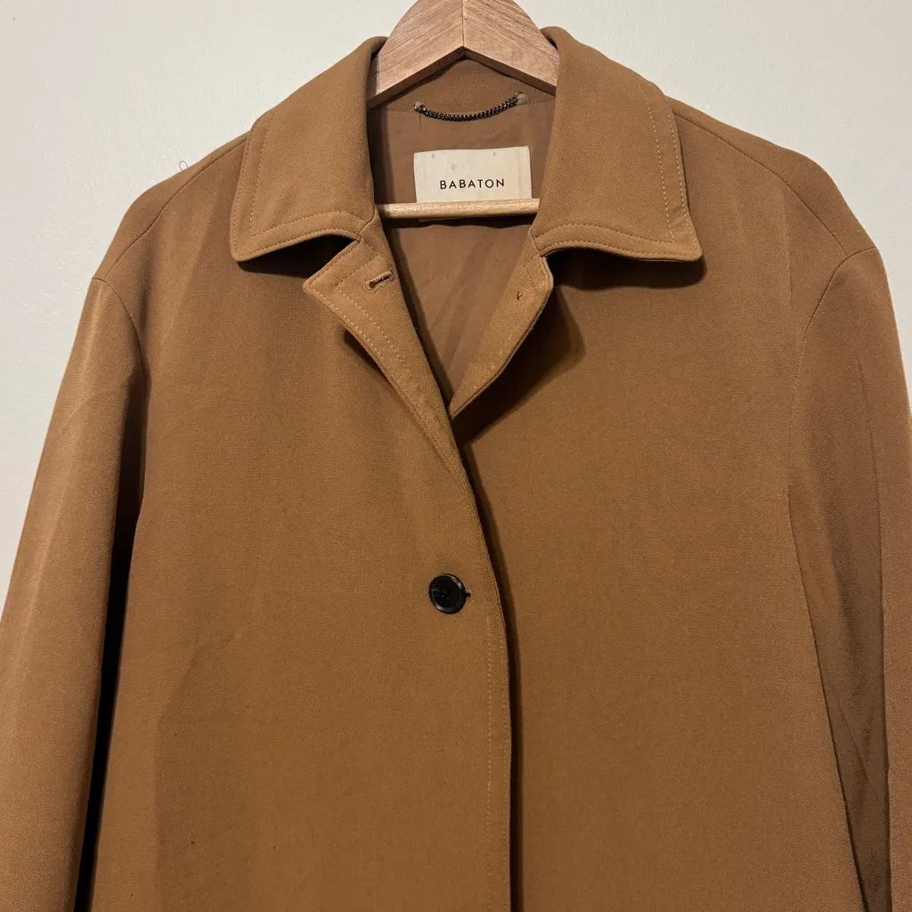 Aritzia Babaton The Stedman Coat Tan Brown Small - Image 4