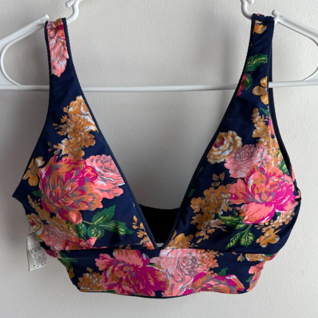 NWOT MAAJI Indigo Blue Paradisus Longline Triangle Bikini Top - Image 6