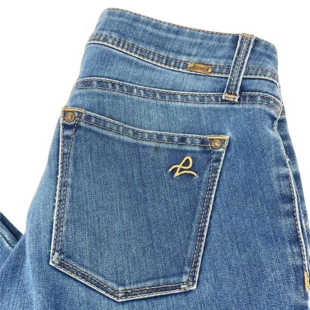 DL1961 Emma Legging Skinny Jean Size 26 Panama Stretch Denim Frayed Hem - Image 10