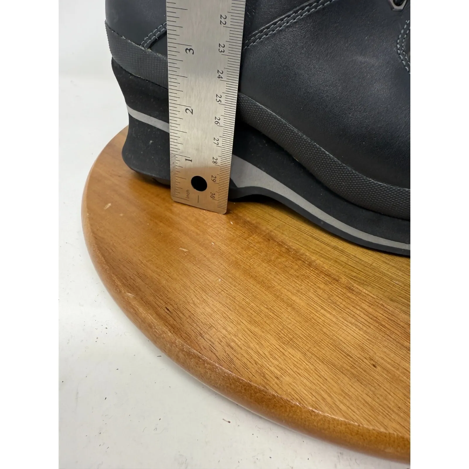 Timberland Boots Womens Leather Wedge‎ Lace Up Shoes Size 8 89395 - Image 11