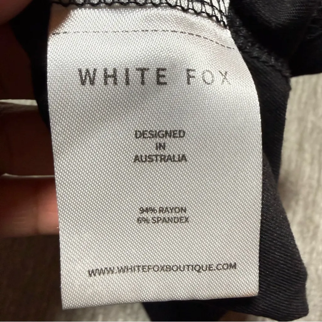 White Fox Boutique Double Life Tee SZ:S - Image 6