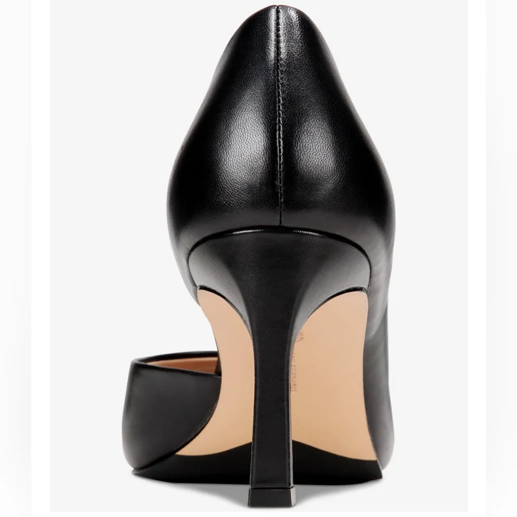 Giani Bernini Women's Valorr Peep Toe d'Orsay Leather Pumps- Size 5 - Image 4