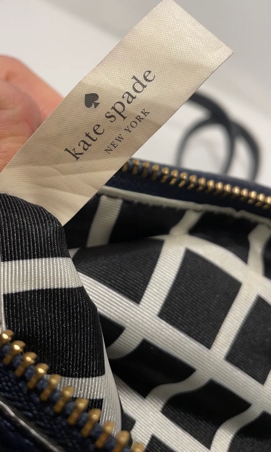 Kate Spade Navy Crossbody Bag - Image 9