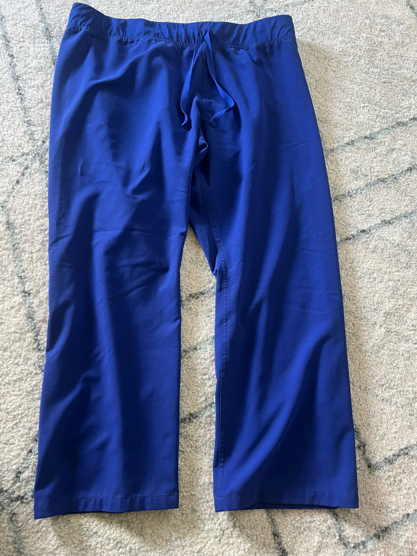 Figs Womens Scrub Set XL/P Deep Royal Blue PO1176 Catarina And Livingston Pants - Image 3