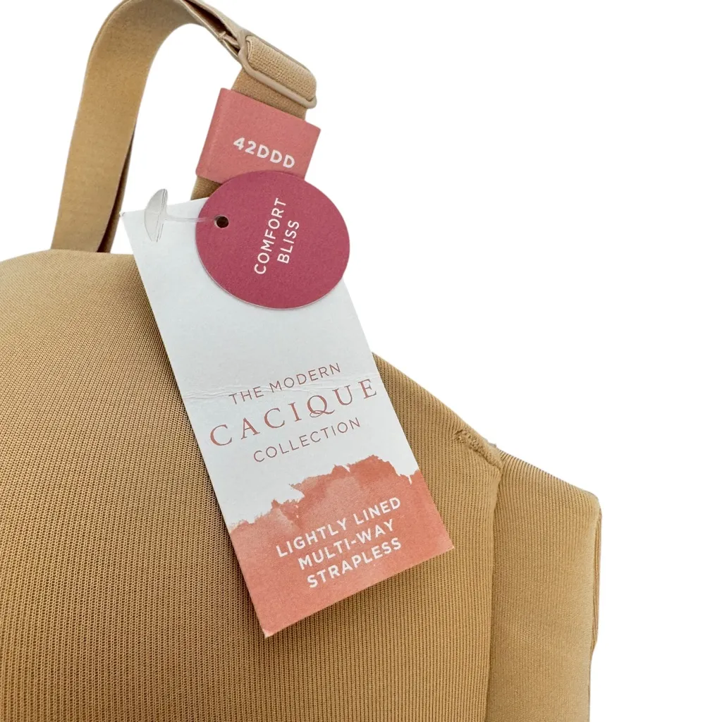 NWT Cacique Comfort Bliss Lightly Lined‎ Multi-Way Strapless Bra Plus New 42DDD - Image 6