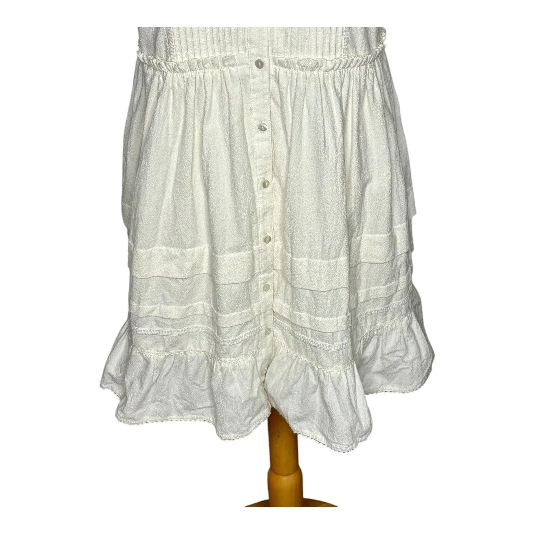 Free‎ People Desert Days Mini Dress White Sleeveless Halter Women Size Small - Image 8